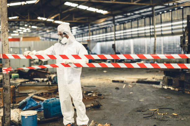 Professional Odor Removal technician working in Oregonia, OH